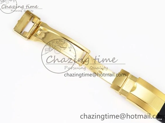 0420 DAYTONA 116518 APSF 1:1 BEST EDITION YG BLACK DIAL ON OYSTERFLEX RUBBER STRAP SH OnTrend 1784